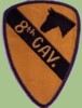 First Cavalry 8th Cav patch variation
