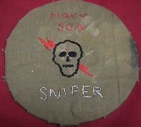 Hand made American sniper patch