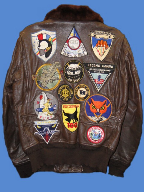 Leather Flight Jacket Patches - JacketIn
