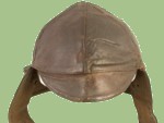 WWI US pilot leather helmet