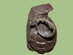 WWI US army pineapple grenade
