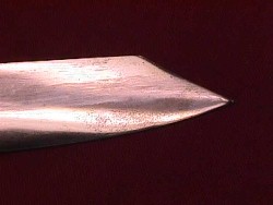Tip of the blade of the RAD dagger