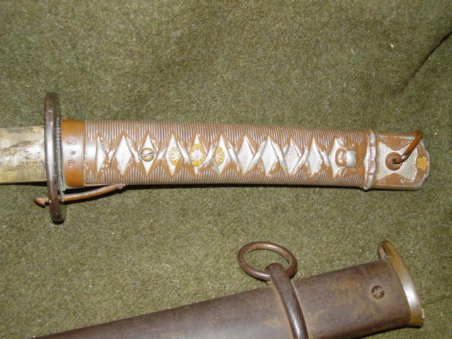 WW2 Katana NCO sword aluminum handle