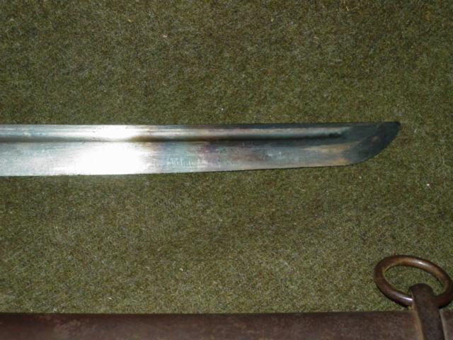 WWII Japanese NCO Katana blade tip