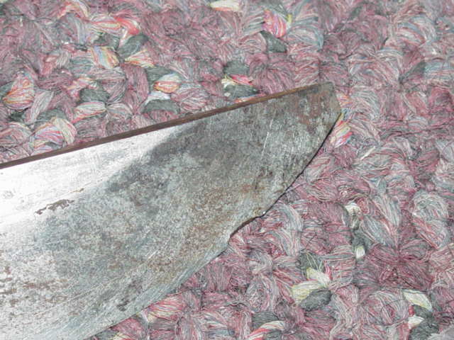 Wakisashi sword blade tip