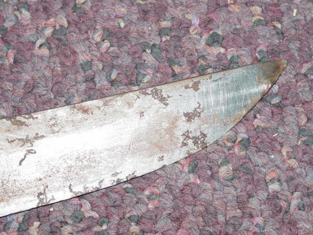 Late 1800s Wakisashi sword blade tip
