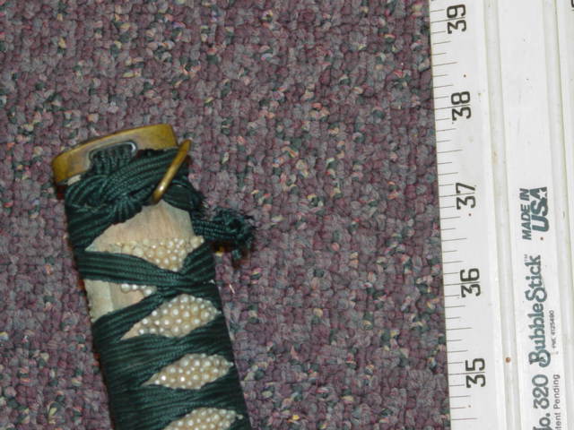 Overall length of the Samurai sword