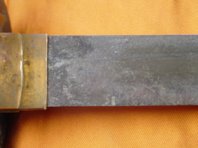 1800's Wakisashi sword two piece Habaki