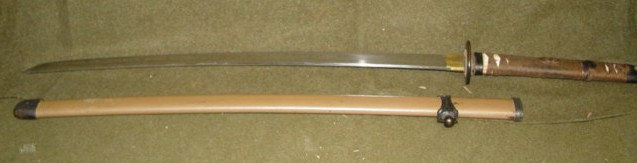 WWII Samurai sword and scabbard