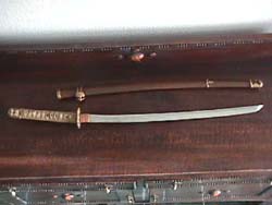 WWII Katana sword and scabbard