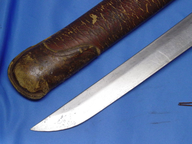 Samurai sword blade tip