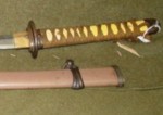 WWII arsenal marked Gunto sword